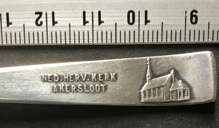 lepel, Akersloot, Ned. Herv. Kerk (L5, Verzamelen, Overige Verzamelen, Gebruikt, Verzenden