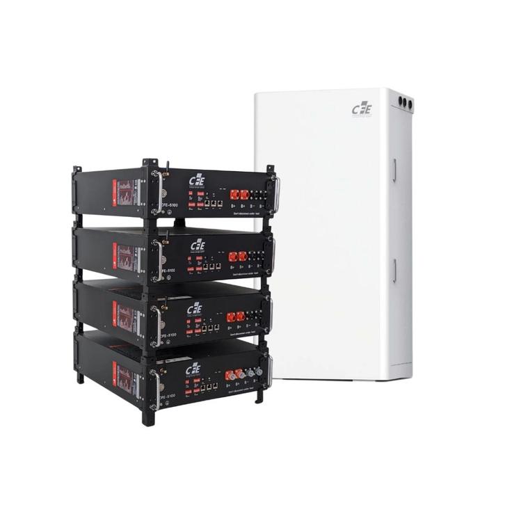 Incl installatie + Hybrideomvormer Thuisbatterij 20.48kWh, Doe-het-zelf en Verbouw, Zonnepanelen en Toebehoren, Nieuw, Compleet systeem