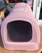 Roze kattenbak curver, Dieren en Toebehoren, Kattenbakken, Gebruikt, Gesloten, ., Ophalen of Verzenden