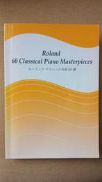 Roland 60 Classical Piano Masterpieces, Ophalen of Verzenden