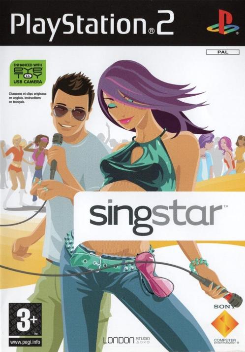 SingStar – PlayStation 2, Spelcomputers en Games, Games | Sony PlayStation 2, Zo goed als nieuw, Muziek, 3 spelers of meer, Vanaf 3 jaar