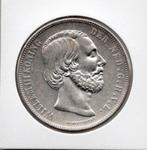 Zilveren rijksdaalder koning Willem III 1867, Postzegels en Munten, Munten | Nederland, Zilver, 2½ gulden, Koning Willem III, Losse munt