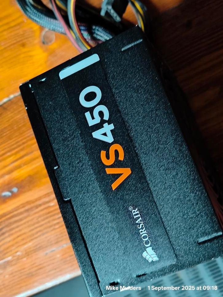 Corsair vs450, Computers en Software, Interne voedingen, Zo goed als nieuw, Ophalen of Verzenden