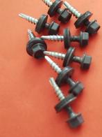 50-250 st mat antraciet grijs dakpanplaat schroeven 25 mm, Verzenden, Nieuw
