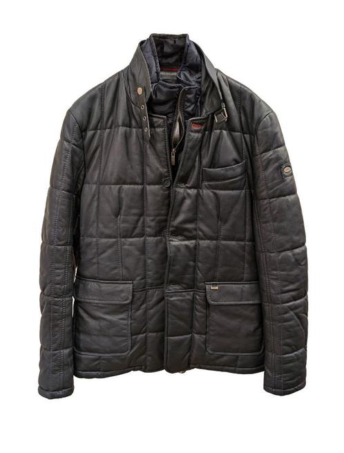Prachtige leren herenjas van Arma, maat 50, Kleding | Heren, Jassen | Winter, Zo goed als nieuw, Maat 48/50 (M), Zwart, Ophalen of Verzenden