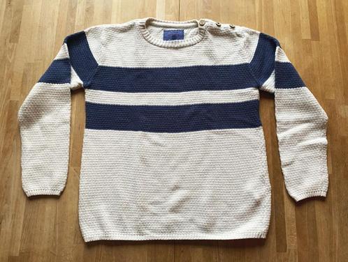 Zara knitwear trui wit blauw gestreept maat 134, Kinderen en Baby's, Kinderkleding | Maat 134, Gebruikt, Jongen, Trui of Vest