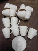 6 mokken en 8 kop en schotel wedgwood servies windsor, Ophalen, Zo goed als nieuw, Wedgwood, Kop(pen) en/of Schotel(s)