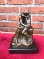 DE KUS van RODIN, brons en marmer, Antiek en Kunst, Ophalen of Verzenden