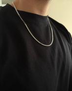 Ketting zilver, Sieraden, Tassen en Uiterlijk, Kettingen, Ophalen of Verzenden, Zo goed als nieuw, Zilver