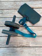 Buikspiertrainer/wiel met ellastiek, Sport en Fitness, Fitnessmaterialen, Ophalen of Verzenden, Zo goed als nieuw, Buikspierwiel