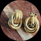 Gouden knot, oorclips van Napiers, Ophalen, Overige materialen, Oorbellen, Verguld