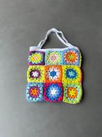 Nieuw katoenen granny square tasje, 20x20 cm, Verzenden, Nieuw, Overige kleuren, Overige typen