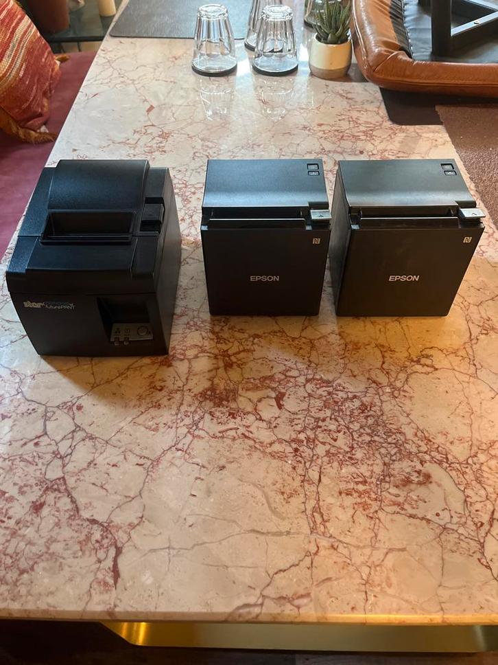 Bonprinters: Star Micronics & Epson - Kassasysteem, Computers en Software, Labelprinters, Zo goed als nieuw, Ophalen of Verzenden