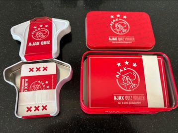 Twee blikjes ajax Quiz vragen. Ongebruikt. beschikbaar voor biedingen