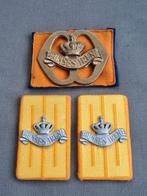 Setje Regiment Fuseliers Prinses Irene (oogjes), Verzamelen, Ophalen of Verzenden, Landmacht, Nederland, Embleem of Badge