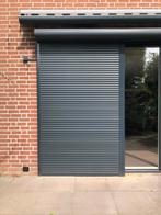 Rolluik Buiten Zwart-Grijs met Afstandsbediening, Ophalen, Gebruikt, 200 cm of meer, 200 cm of meer