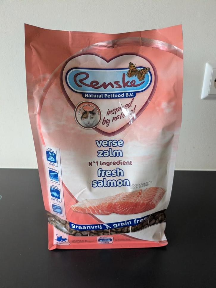 Renske kattenbrokjes, graanvrij zalm 1,5 kilo, Dieren en Toebehoren, Dierenvoeding, Kat, Ophalen of Verzenden