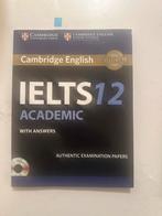 Cambridge IELTS 12 Academic - Zo goed als nieuw!, Boeken, Ophalen of Verzenden, Zo goed als nieuw, Niet van toepassing