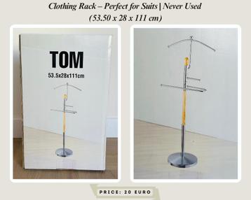NEW – Clothing Rack – Perfect for Suits  beschikbaar voor biedingen