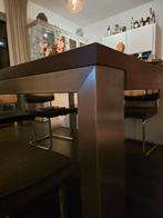 Bert Plantagie Noten Eettafel - 160x160 cm, Huis en Inrichting, Tafels | Eettafels, Ophalen, Gebruikt, 150 tot 200 cm, Vierkant