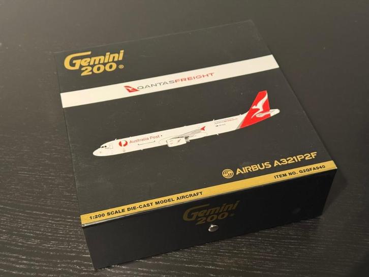 Qantas Freight A321-200 Australia Post Gemini G2QFA940, Verzamelen, Luchtvaart en Vliegtuigspotten, Nieuw, Schaalmodel, Ophalen of Verzenden