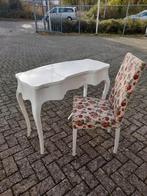 Mooie witte  side / kaptafel, Antiek en Kunst, Antiek | Meubels | Tafels, Ophalen