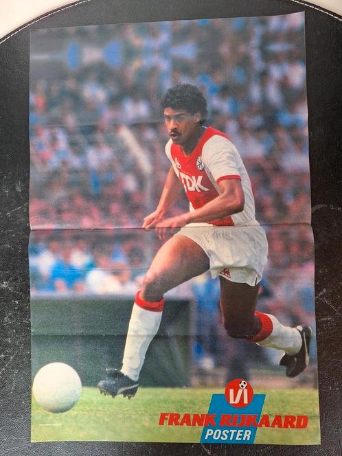 Poster Frank Rijkaard - Ajax [1], Verzamelen, Sportartikelen en Voetbal, Zo goed als nieuw, Poster, Plaatje of Sticker, Ajax, Ophalen of Verzenden