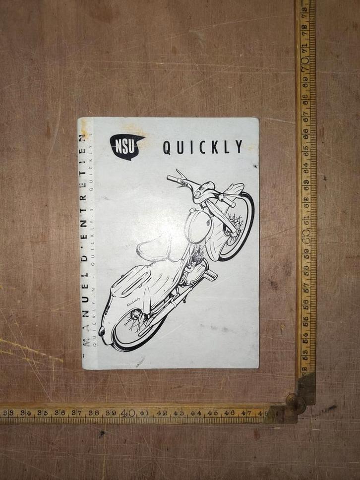 Handleiding Nsu Quickly Frans, Fietsen en Brommers, Handleidingen en Instructieboekjes, Gebruikt, Ophalen of Verzenden