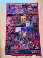 Vintage Indaas patchwork wandkleed, Gebruikt, Boho, Rechthoekig, Overige kleuren