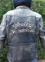 Harley Davidson leren vintage jas, Motoren, Kleding | Motorkleding, Heren, Jas | leer, Harley Davidson, Ophalen of Verzenden