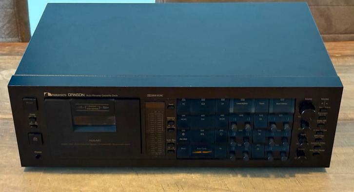 Nakamichi Dragon Cassettedeck Topklasse gereviseerd netjes, Audio, Tv en Foto, Cassettedecks, Enkel, Auto-reverse, Ophalen