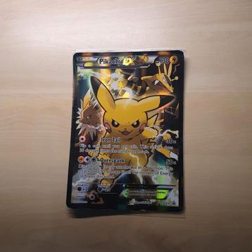 Pikachu EX XY124 Black Star Promo Oversized. beschikbaar voor biedingen