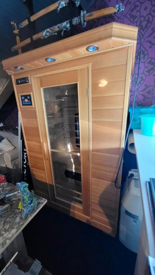 2 persoons sauna, Sport en Fitness, Sauna, Gebruikt, Ophalen