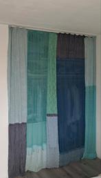 Unieke patchwork gordijnen - 180x240 cm, Gebruikt, Ophalen of Verzenden, 200 cm of meer, 200 cm of meer