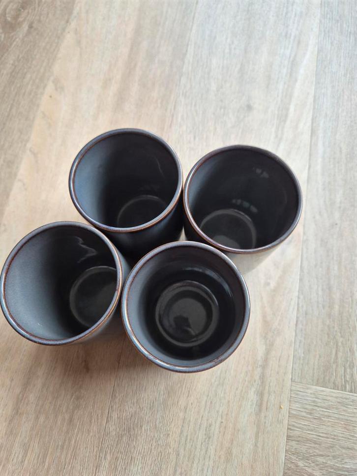 4 Grote Mokken met Reactief Glazuur, Huis en Inrichting, Keuken | Servies, Ophalen