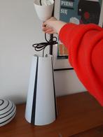 IKEA vintage Vistofta design lampenkap Mid Century zwart wit, Gebruikt, Vintage design, 80's, Mid Century Modern, spaceage, Wit