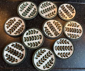 9 Taartbordjes Rambouillet Boch Belgium beschikbaar voor biedingen