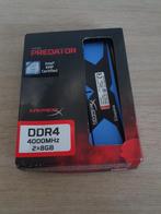 HyperX Predator DDR4 4000 MHz – 16GB (28GB) Geheugenkit, Computers en Software, RAM geheugen, Ophalen, Gebruikt, DDR4, Desktop