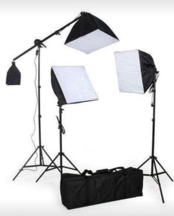 3x Studiolampen set, Audio, Tv en Foto, Fotografie | Fotostudio en Toebehoren, Nieuw, Lamp of Flitsset, Ophalen of Verzenden