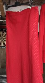 rok rood gestreept, Kleding | Dames, Rokken, Ophalen of Verzenden, Gedragen, Maat 38/40 (M), Rood
