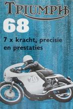 Folder TRIUMPH 1968, Motoren, Handleidingen en Instructieboekjes, Verzenden, Triumph
