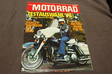 das Motorrad december 1975 Harley Davidson FLH1200 AMF test beschikbaar voor biedingen