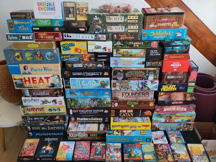 Veel bordspellen & kaartspellen te koop!, Hobby en Vrije tijd, Gezelschapsspellen | Bordspellen, Zo goed als nieuw, Een of twee spelers