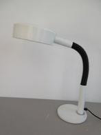 Vintage grote Hala tafellamp wit metaal met flexibele arm, Ophalen of Verzenden, Zo goed als nieuw, Metaal, Minder dan 50 cm