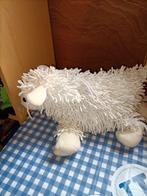 Texel schaap knuffel wit met slierten 35 cm groot, Ophalen of Verzenden