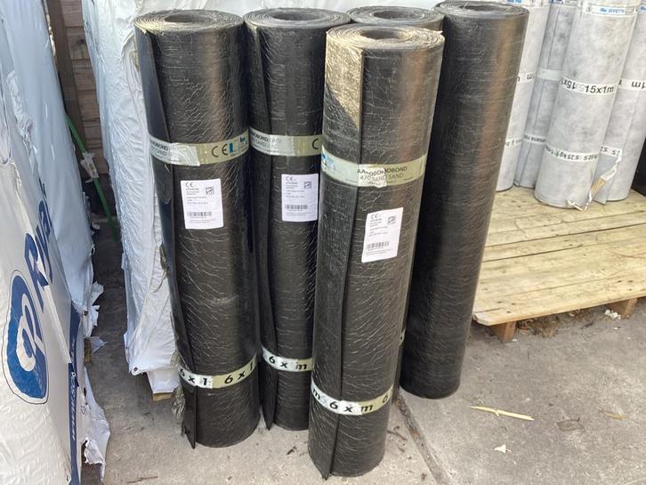 Dakleer. Dakbedekking. Onderlaag. Loden uitloop. Trim., Doe-het-zelf en Verbouw, Dakpannen en Dakbedekking, Nieuw, Dakleer, Overige materialen