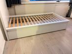 Malm Ikea eenpersoonsbed met lades, Huis en Inrichting, Slaapkamer | Bedden, Ophalen, 90 cm, Eenpersoons, Wit
