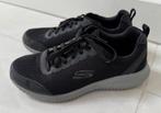 Heren sport schoen sneaker Skechers zwart maat 41, Ophalen of Verzenden, Zo goed als nieuw, Zwart