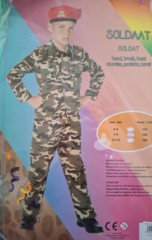 Carnaval Soldaat maat 110 NIEUW IN DE VERPAKKING maat 128, Kinderen en Baby's, Carnavalskleding en Verkleedspullen, Nieuw, Meisje