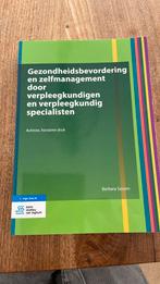 Gezondheidsbevordering en zelfmanagement door verpleegkundig, Ophalen of Verzenden, Nieuw, Barbara Sassen